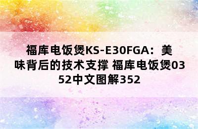 福库电饭煲KS-E30FGA：美味背后的技术支撑 福库电饭煲0352中文图解352